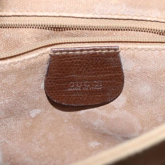 GUCCI GG Supreme Web Sherry Line Shoulder Bag PVC Beige Red 001 113 Auth ep3944 - Picture 14 of 16